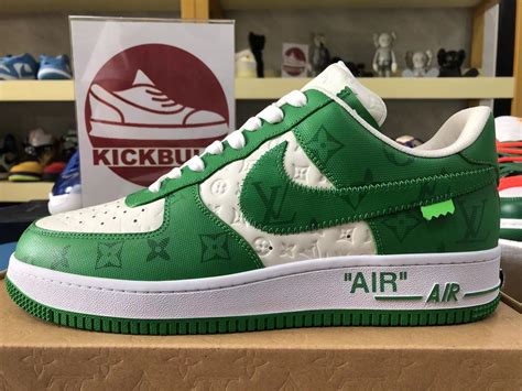 nike louis vuitton air force 1 green